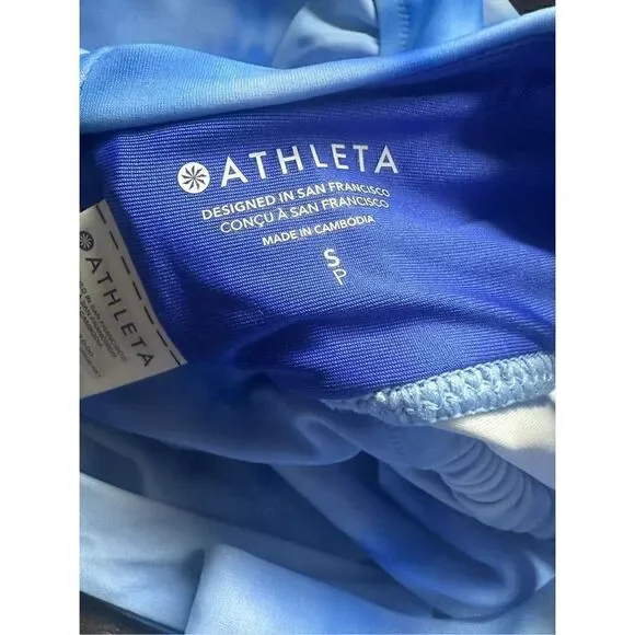 Athleta Bali blue plunge neck tankini BNWT size small - Picture 9 of 9